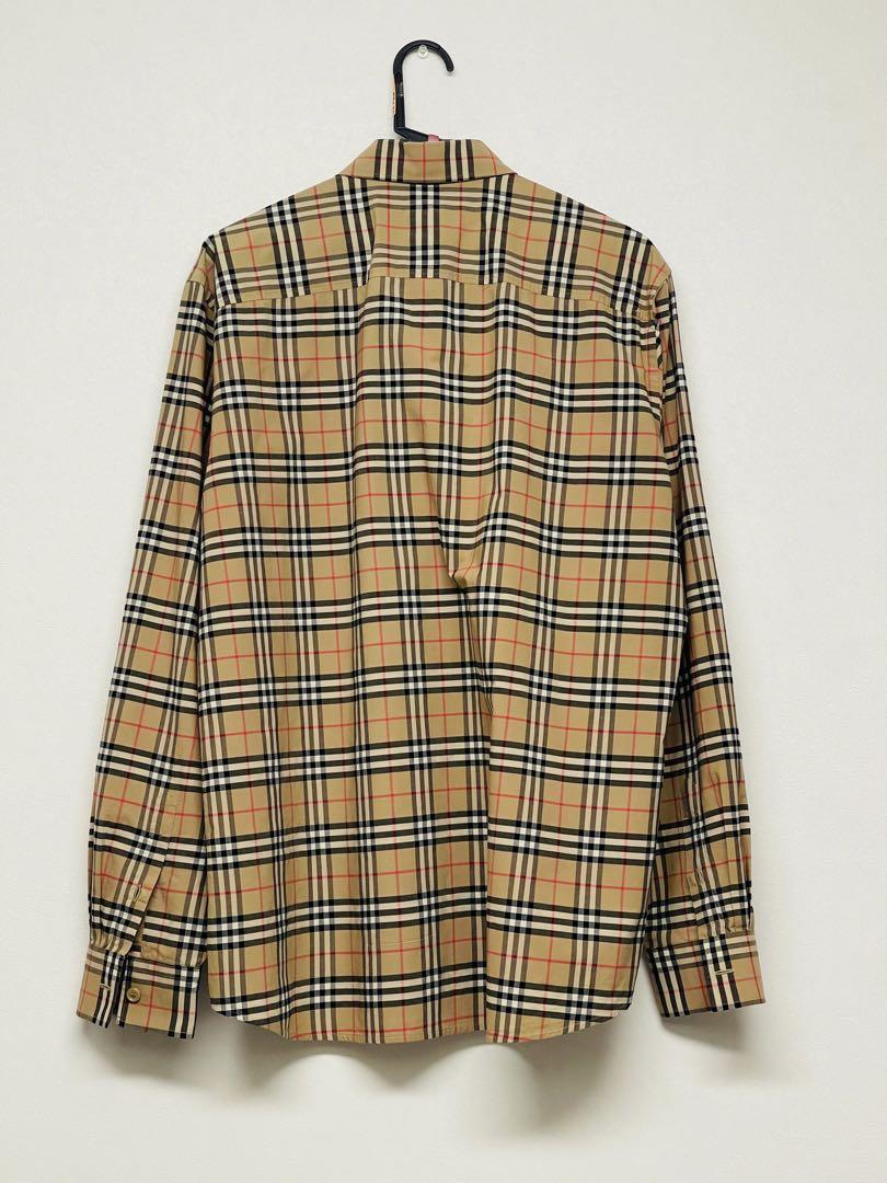 BURBERRY バーバリー ノバチェック柄 ロングスリーブシャツ 新作
