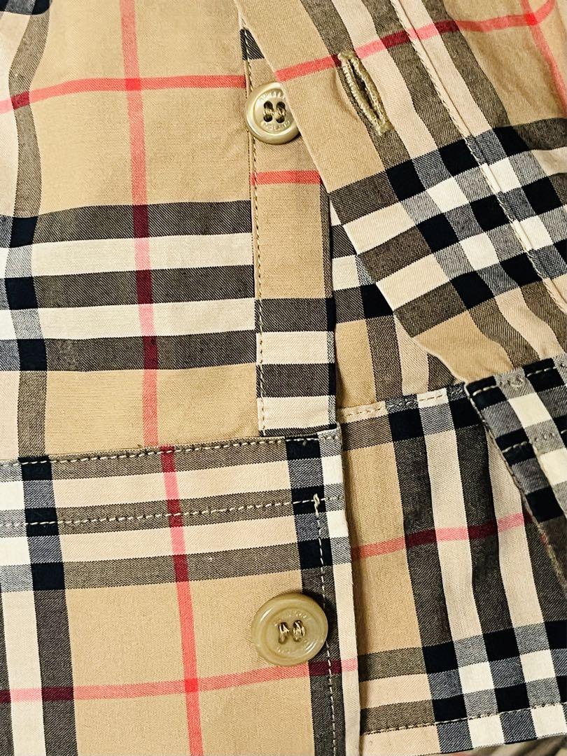 BURBERRY バーバリー ノバチェック柄 ロングスリーブシャツ 新作