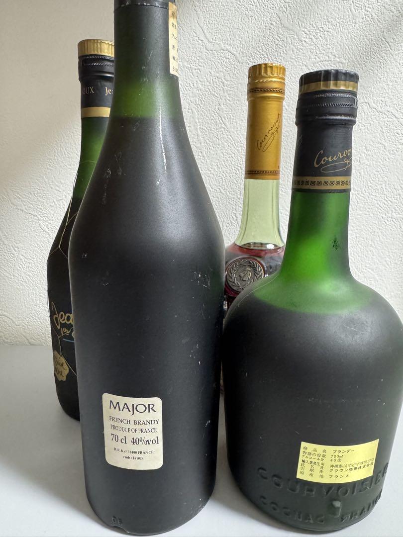 【正規品質保証】 Jean Filloux Courvoisier Majorブランデー4本セット ブランデー
