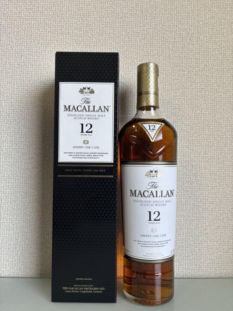 The Macallan 12年 シェリーオーク 700ml