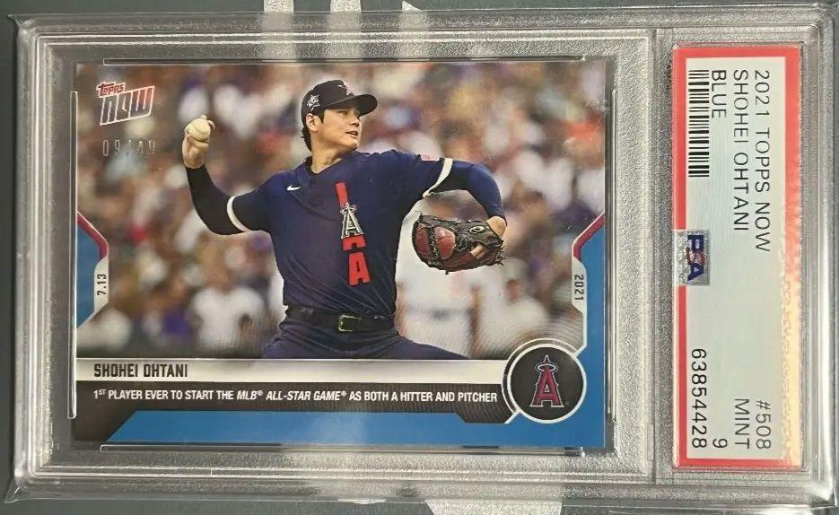 激レア PSA9 大谷翔平 Topps Now オールスター