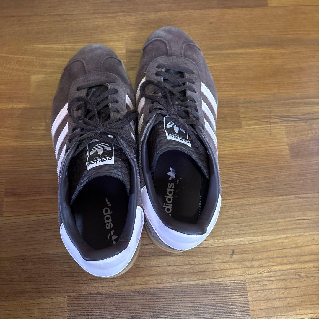 【未使用に近い】addidas ガゼルボールド 27.5cm ブラウン 厚底 【未使用に近い】addidas ガゼルボールド 27.5cm ブラウン 厚底