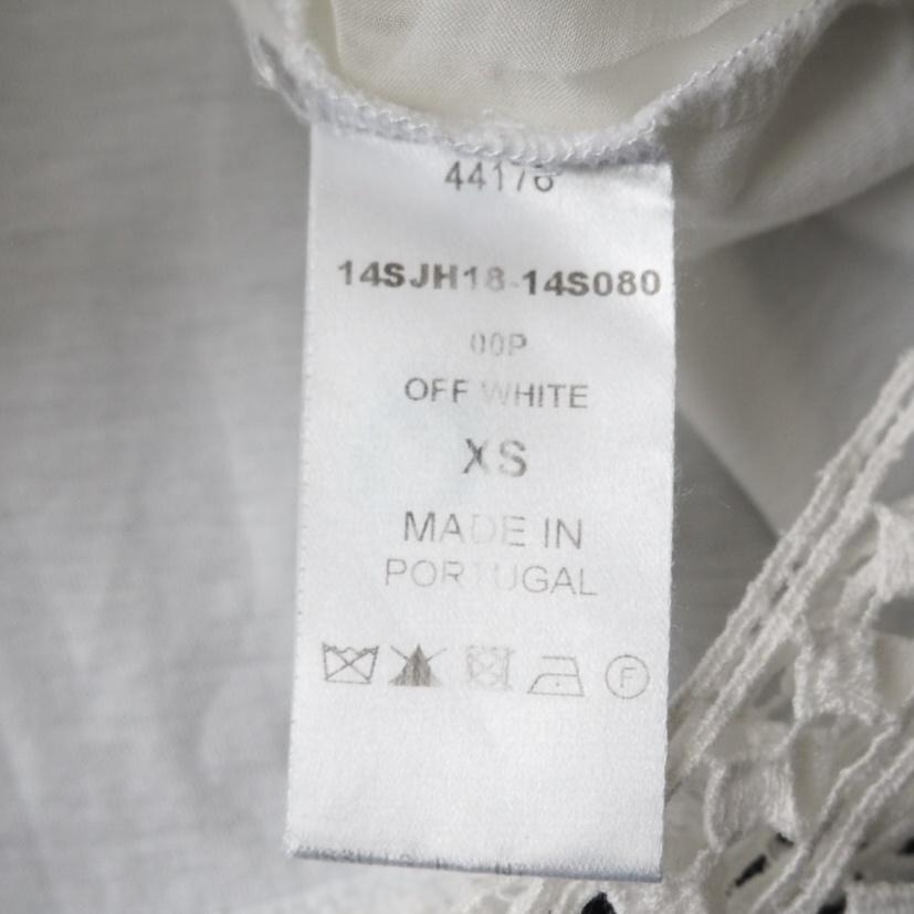 CHLOE クロエ レース プルオーバー Tシャツ オフホワイト XS