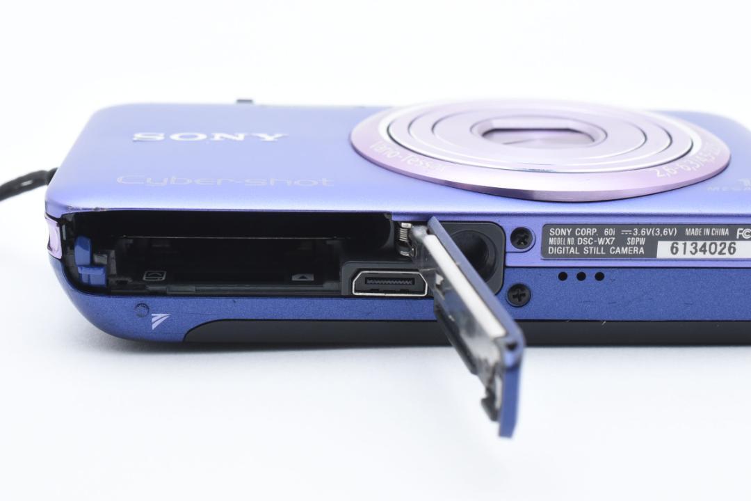 【美品】SONY Cyber-shot DSC-WX7 バイオレット　動作確認済