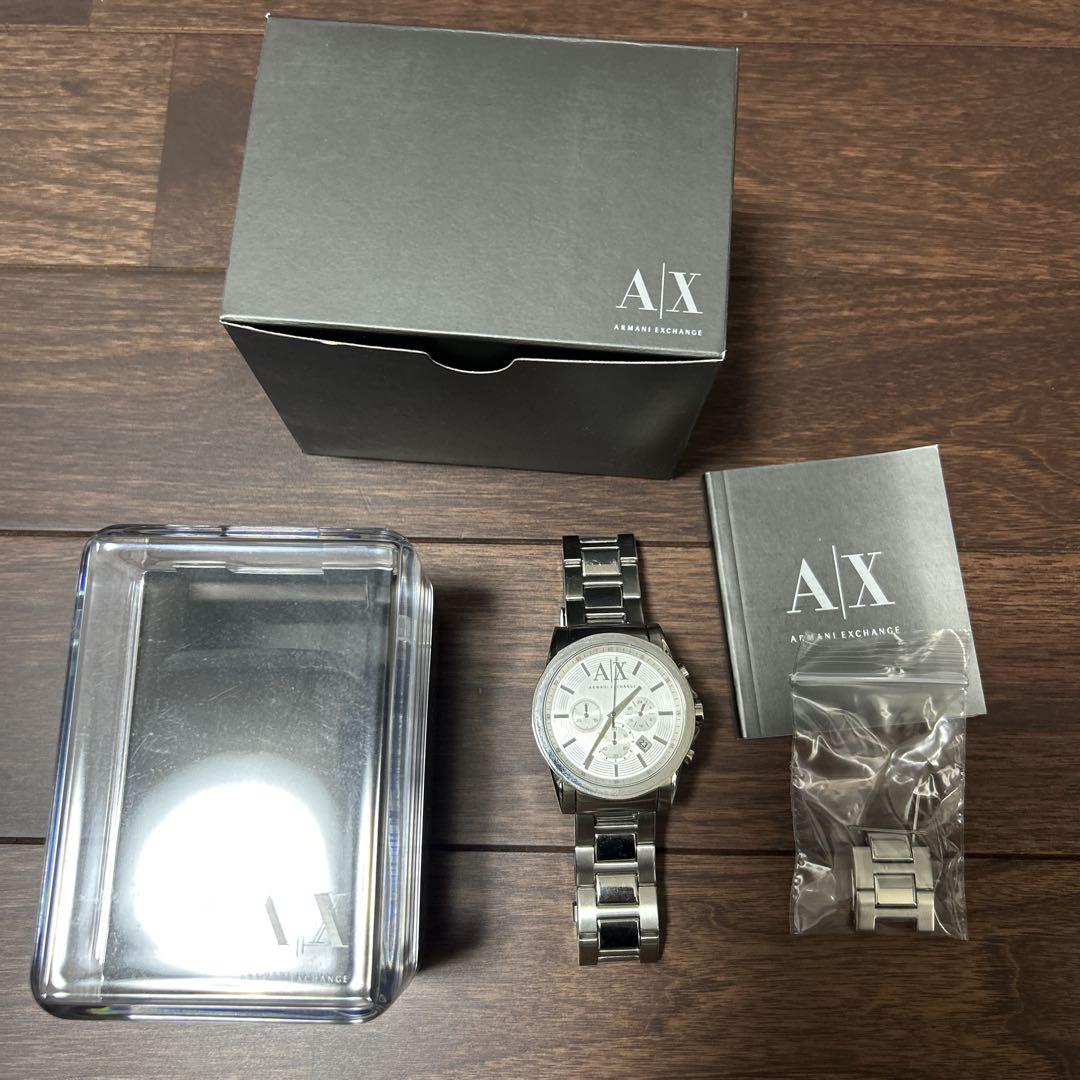 Armani Exchange AX クロノグラフ 時計 ARMANI EXCHANGE 針・BOX訳あり ax アルマーニエクスチェンジ