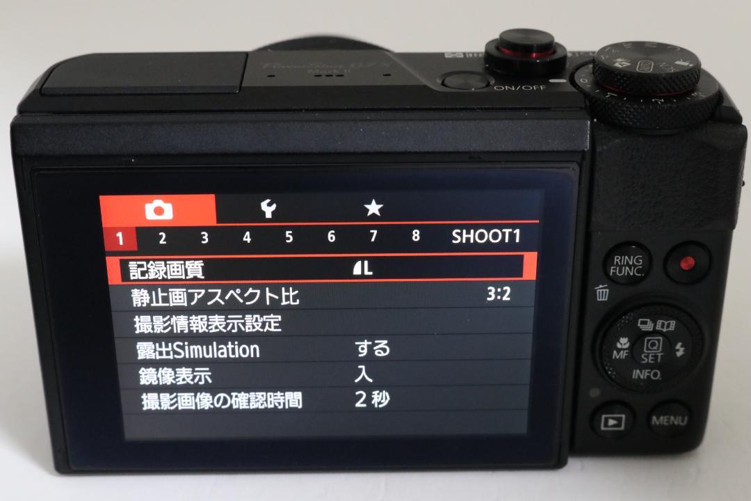 美品 Canon PowerShot G7 X Mark II 動作確認済