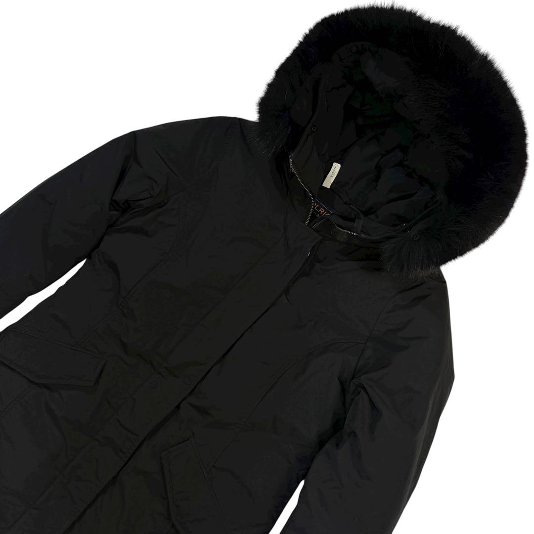 【極美品/M】WOOL RICH ウールリッチ ダウンコート ファー 黒 【極美品/M】WOOL RICH ウールリッチ ダウンコート ファー 黒