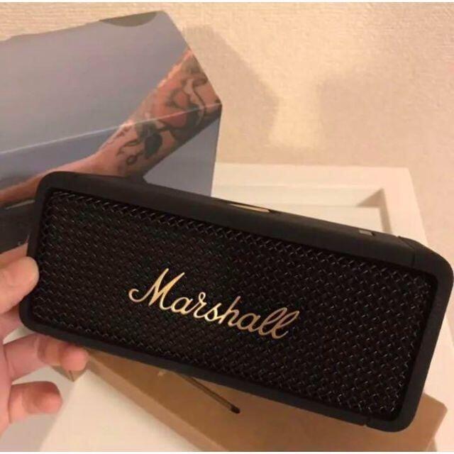 黒×ゴールド【新品未開封】Marshallスピーカー - メルカリ 黒×ゴールド【新品未開封】Marshallスピーカー - メルカリ