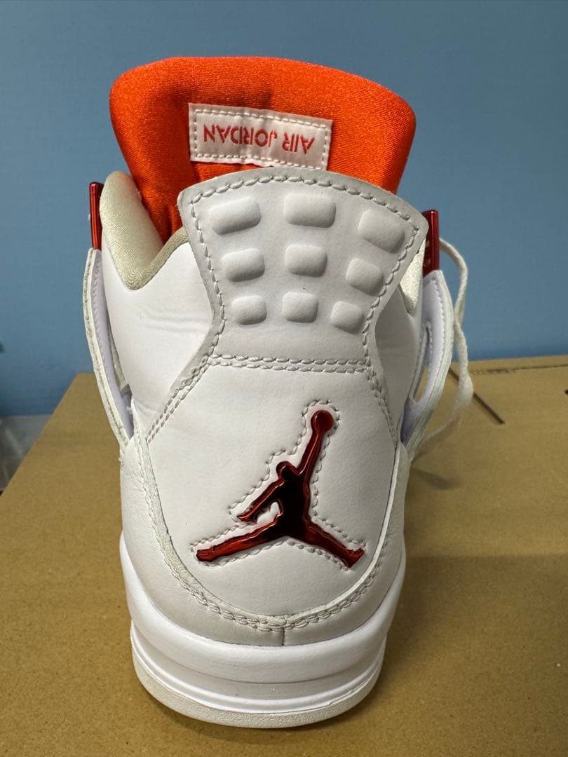 Nike Air Jordan4 Retro White/Team Orange Nike Air Jordan4 Retro White/Team Orange