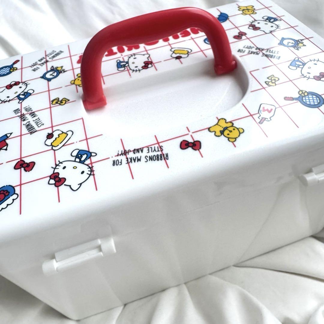 ハローキティ 収納ボックス 収納ケース レトロ キティちゃん