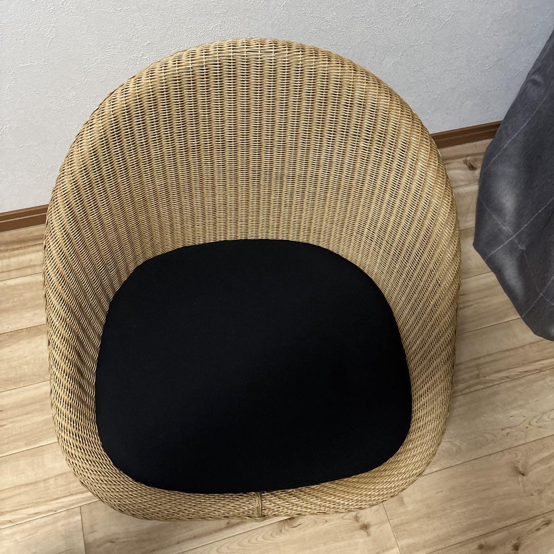 Loom Japan DARUMA ラタン　チェア　美品　最安値