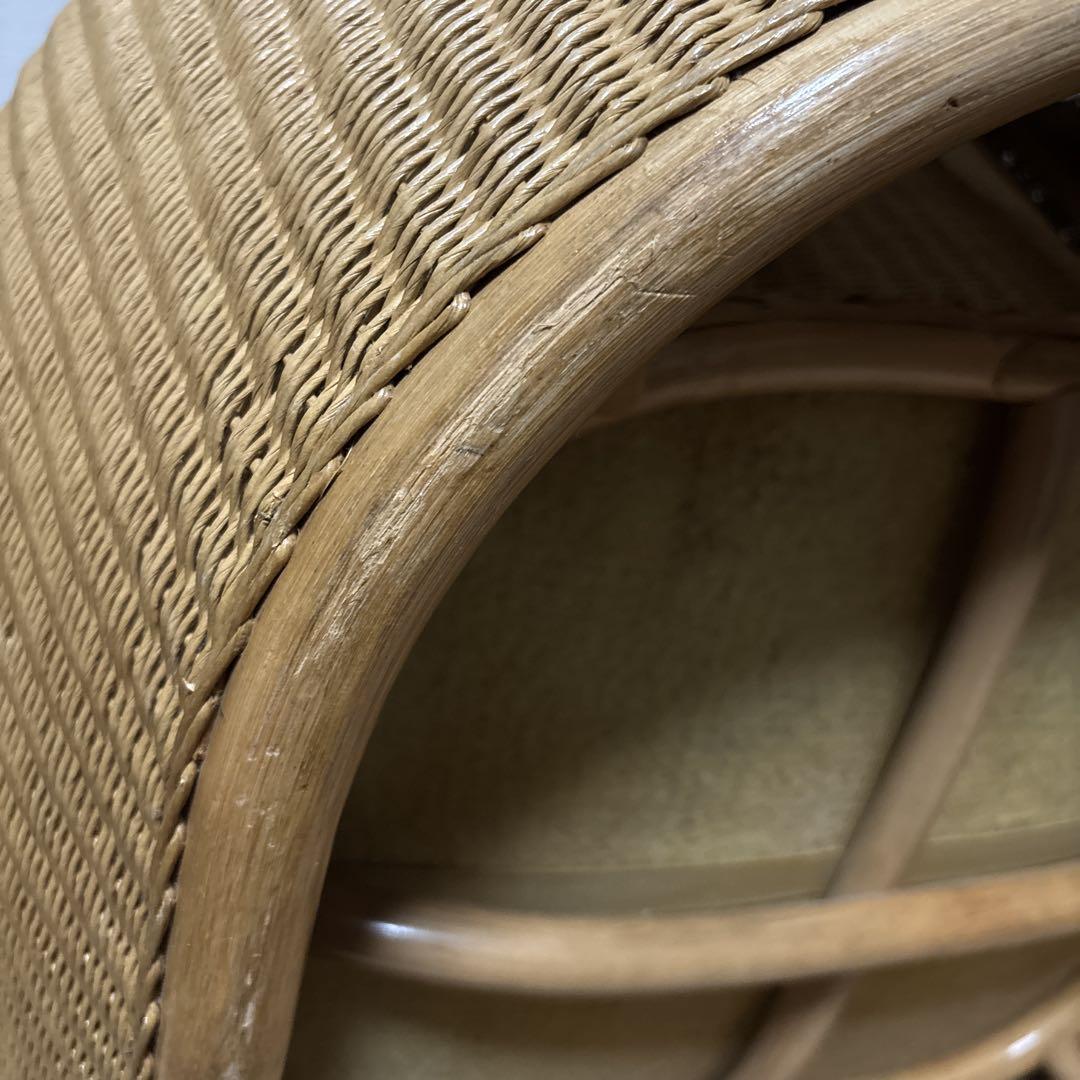 Loom Japan DARUMA ラタン　チェア　美品　最安値