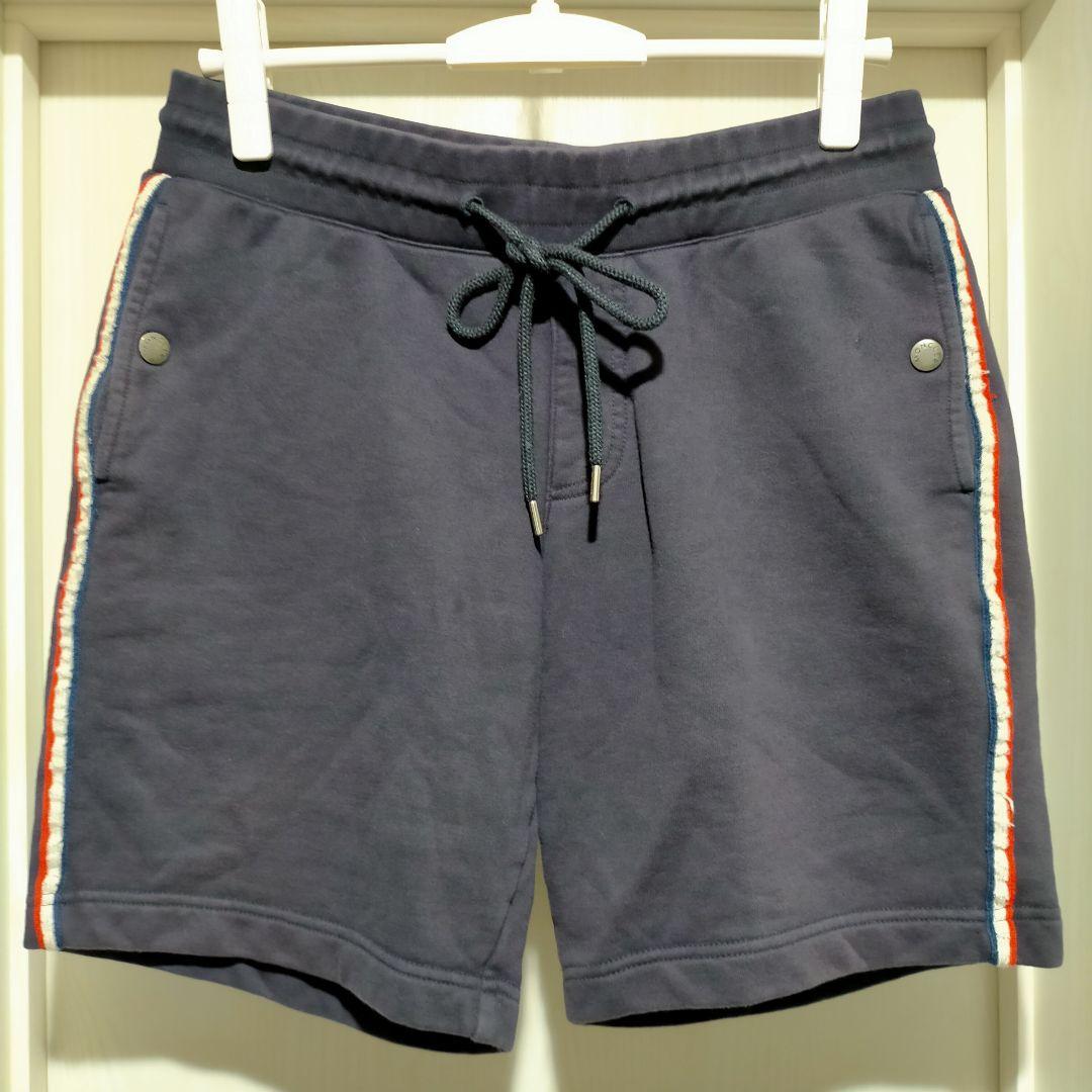 9555円 人気特価激安 モンクレール ラインスウェットハーフパンツ メンズL ネイビー 9555円 人気特価激安 モンクレール ラインスウェットハーフパンツ メンズL ネイビー