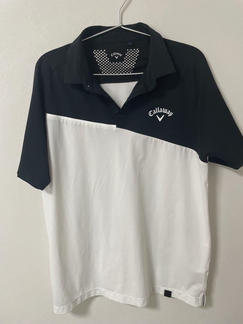 Callaway ポロシャツ Lサイズ 黒白 - メルカリ