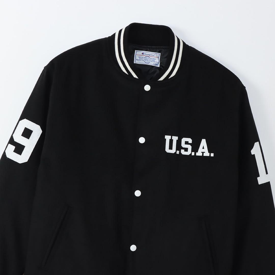 新品 CHAMPION チャンピオン アワードジャケット メルトン