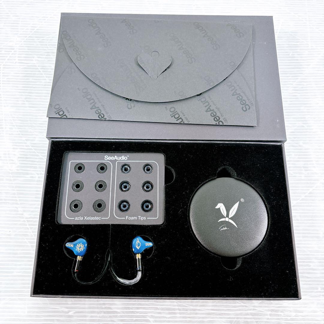 ほぼ新品】SeeAudio Bravery 限定色 AE（青） Blue