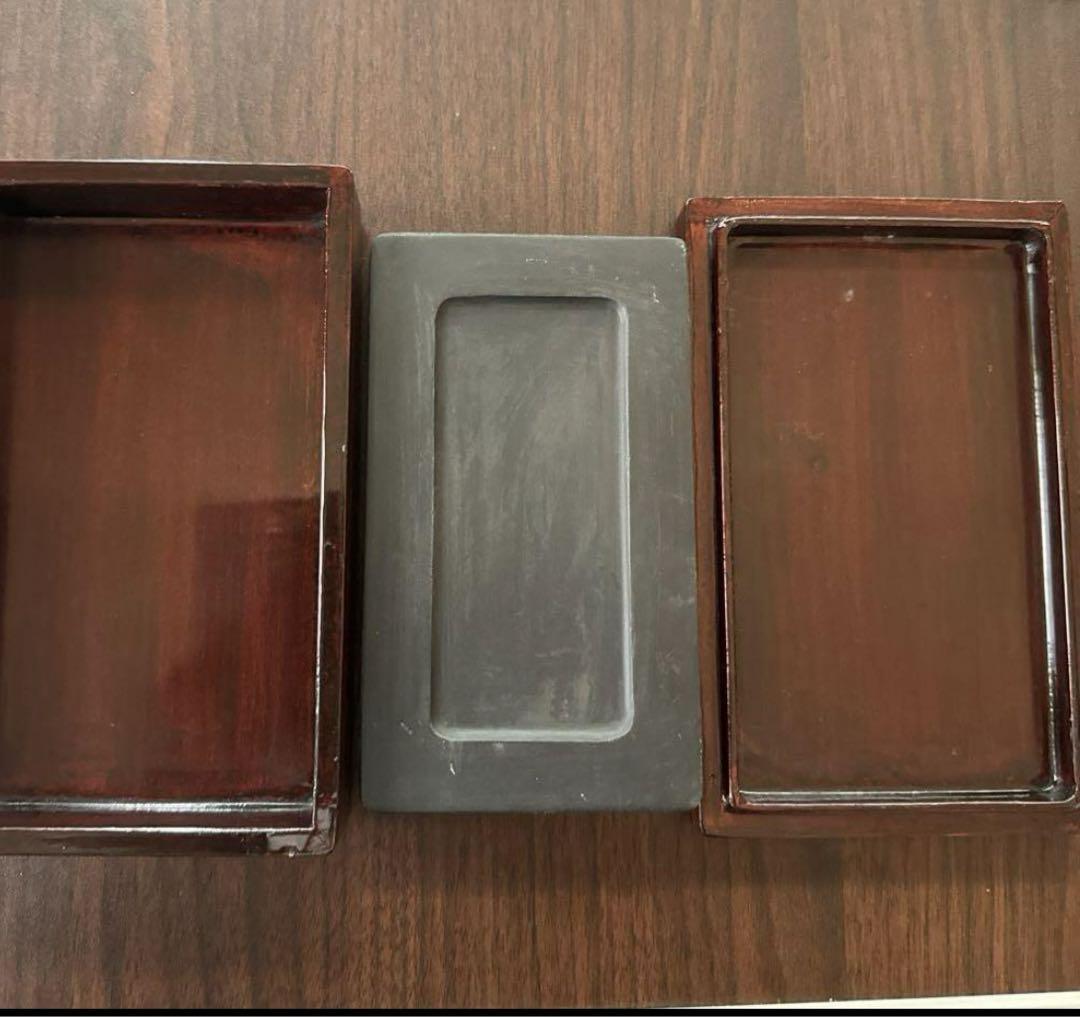 澄泥硯　専用箱付き
