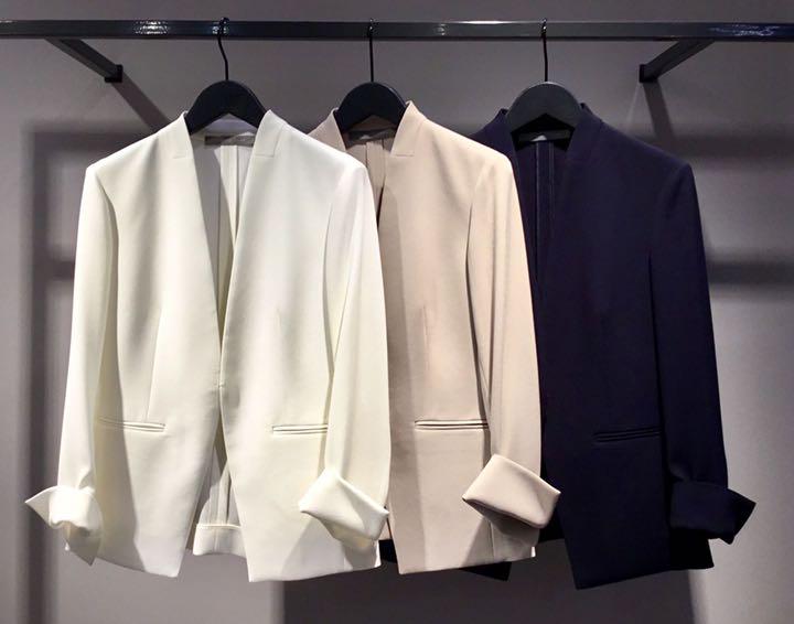 Theory ジャケット ホワイト wa453-m32793537635 luxe 18aw 人気在庫