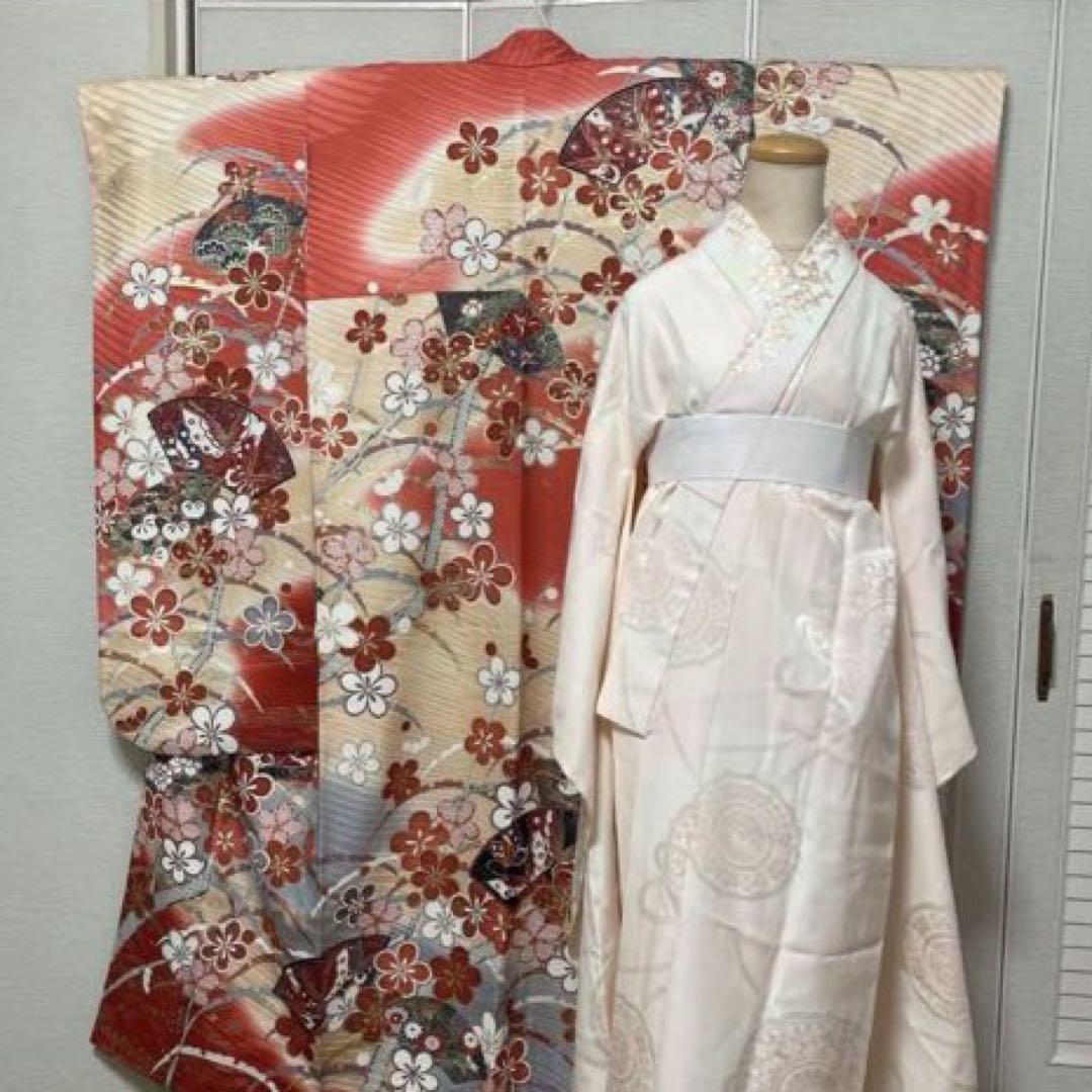 特選 振袖フルセット❤️はんなり優雅な花もよう❤️未使用袋帯 美品 高級品 画像13