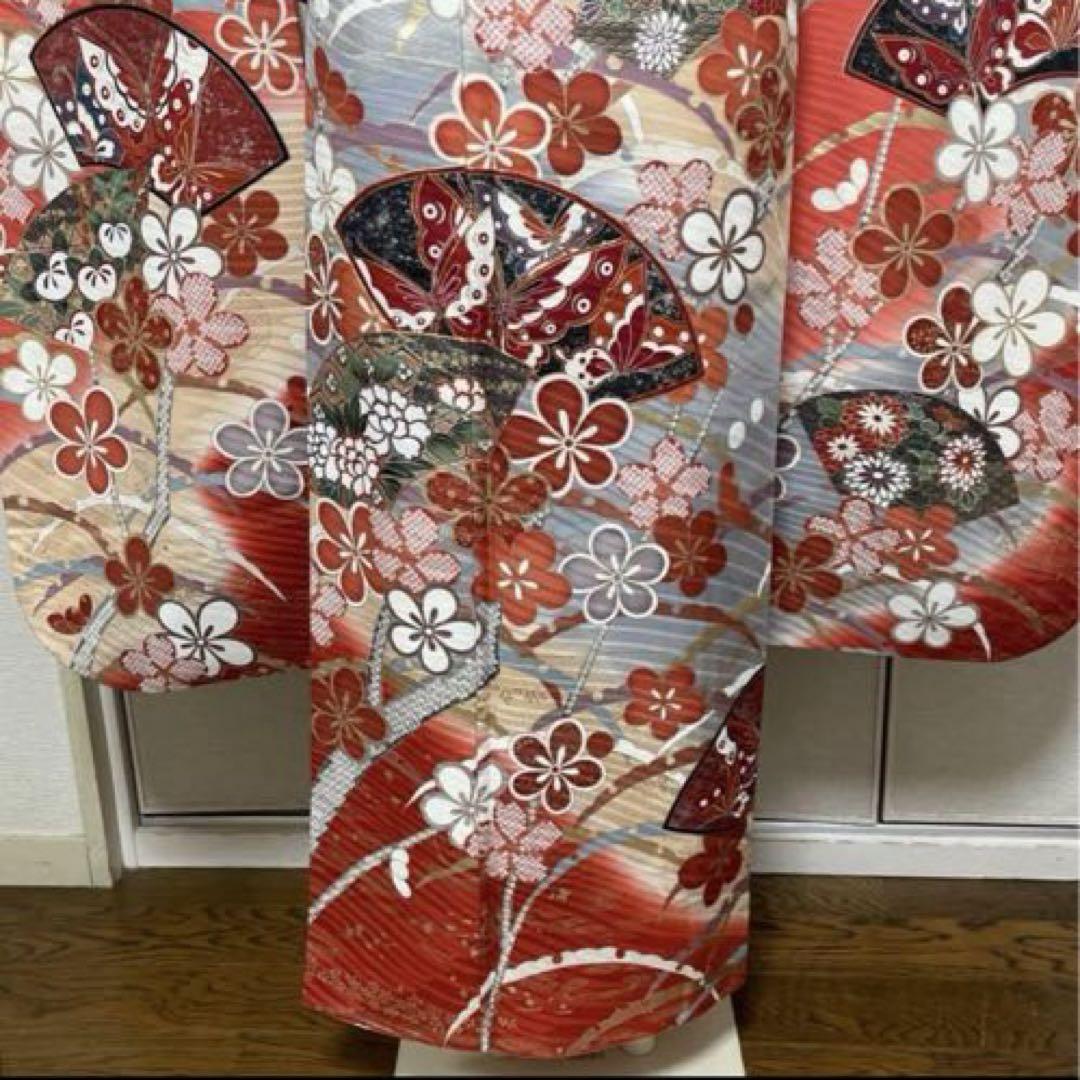 特選 振袖フルセット❤️はんなり優雅な花もよう❤️未使用袋帯 美品 高級品 画像6