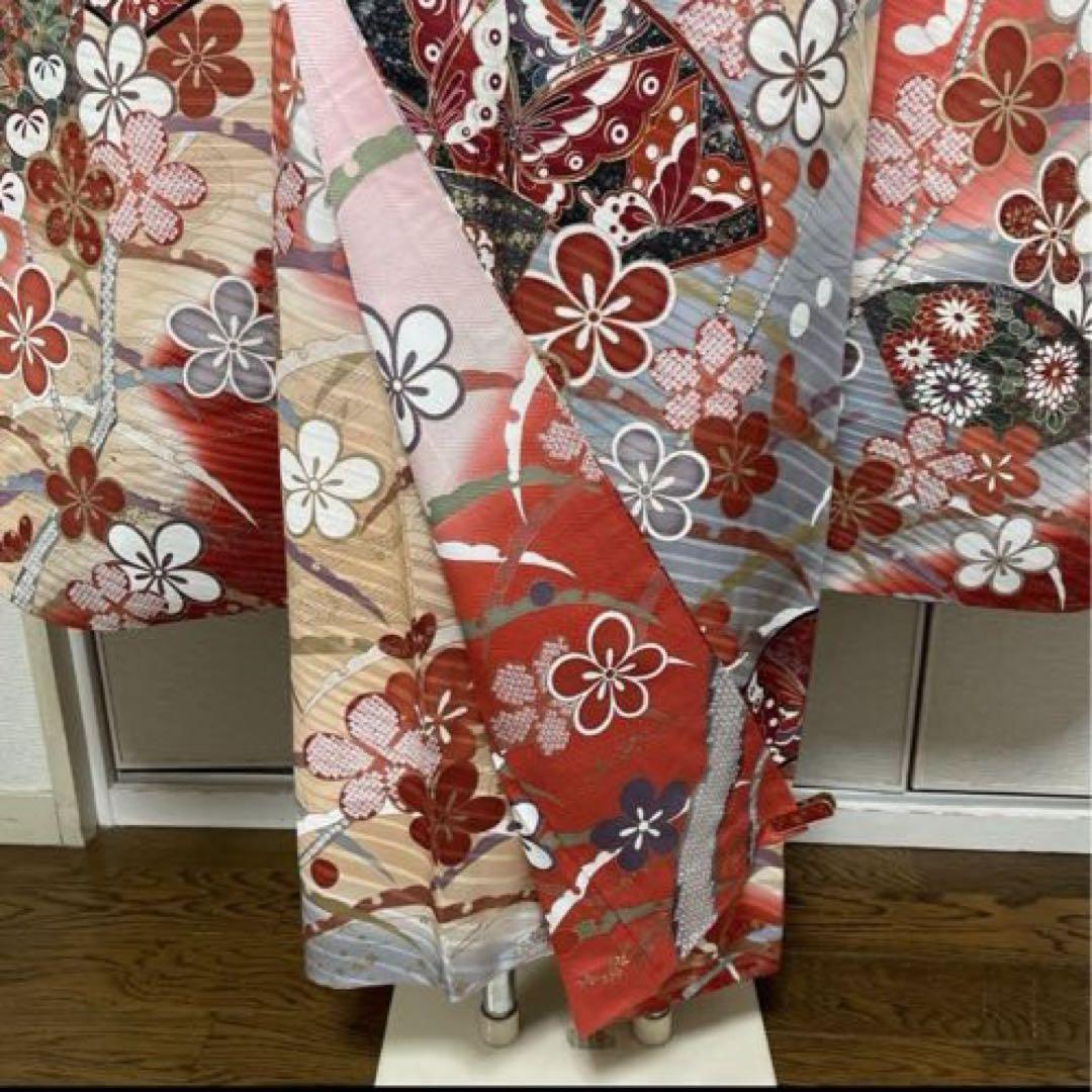 特選 振袖フルセット❤️はんなり優雅な花もよう❤️未使用袋帯 美品 高級品 画像7