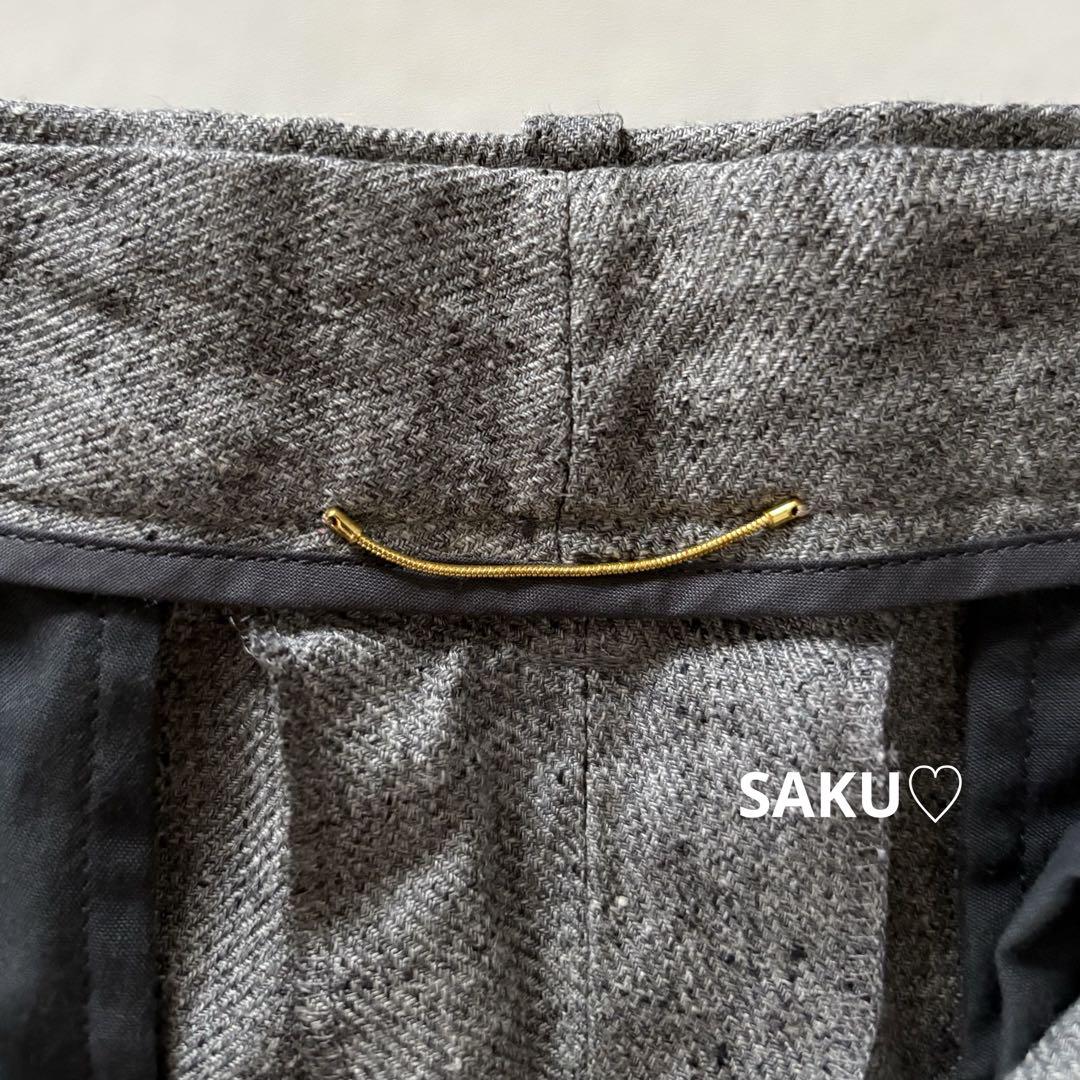 定価35200円 ミューズドゥ ドゥーズィエムクラス 麻 サルファーパンツ 38