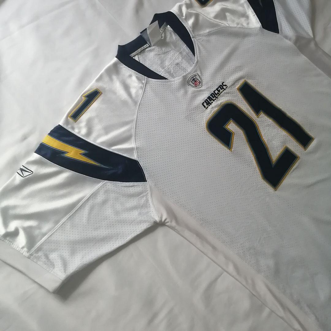 大人気】Reebok×NFL チャージャーズ アメフトユニフォームゲームシャツ