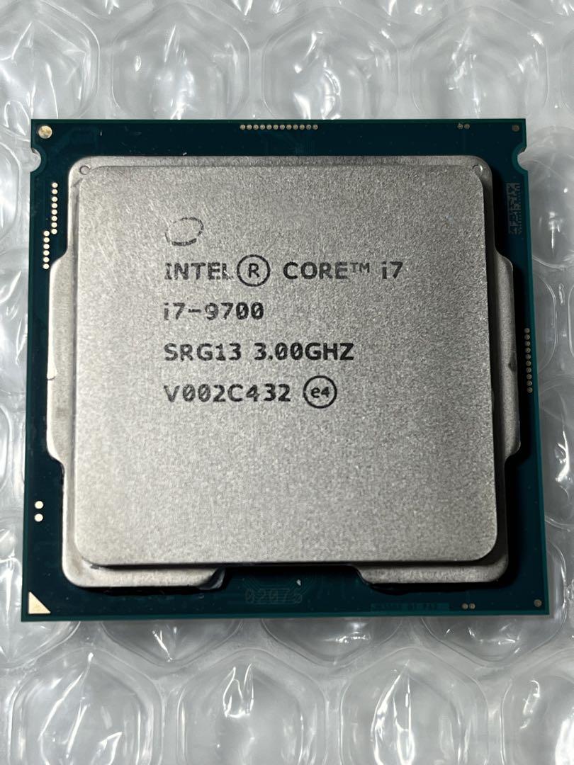 Core i7-9700 CPU 3.00GHz ジャンク扱い作動PC取り外し - メルカリ