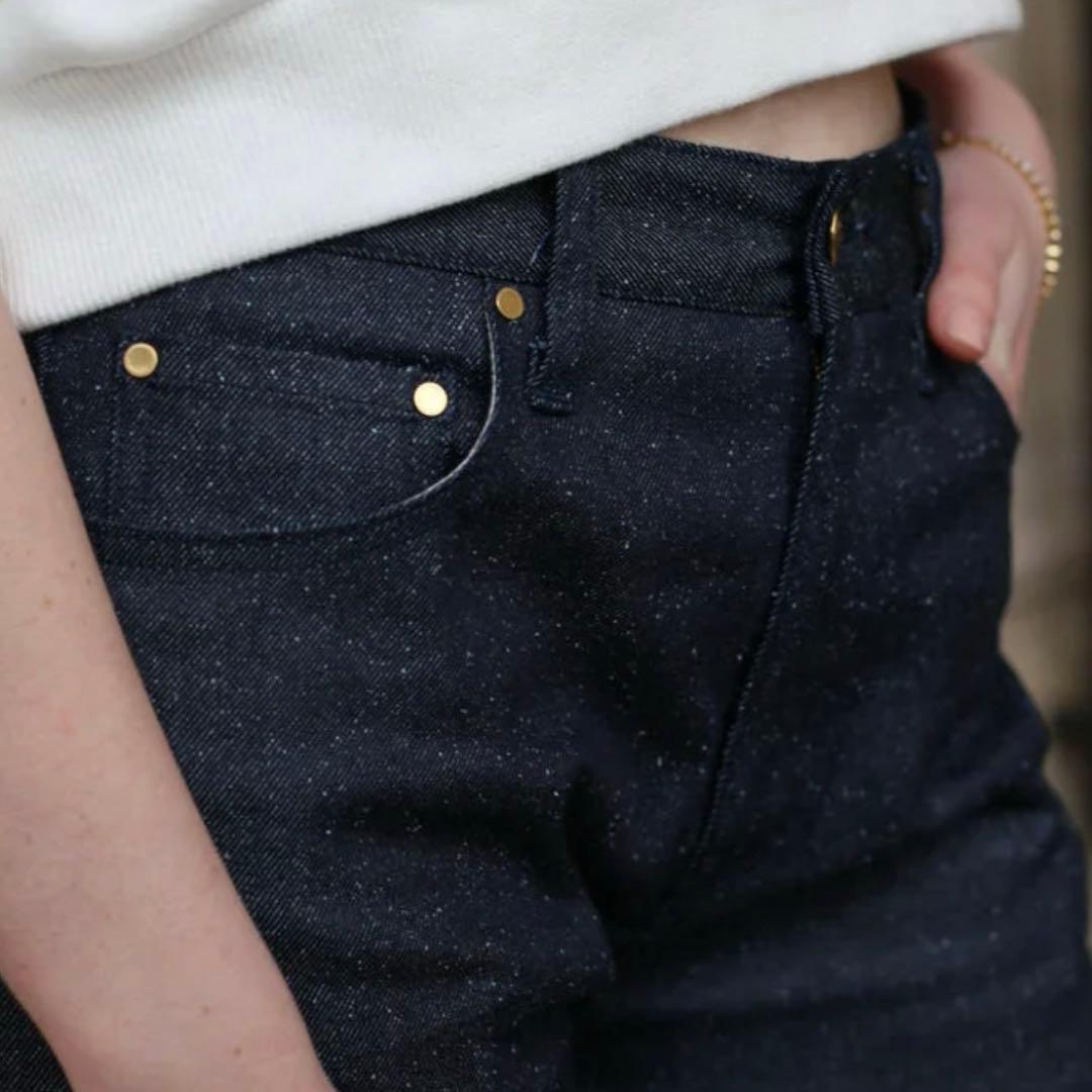 ALORS【Jean a】Indigo sucre glace ALORS【Jean a】Indigo sucre glace