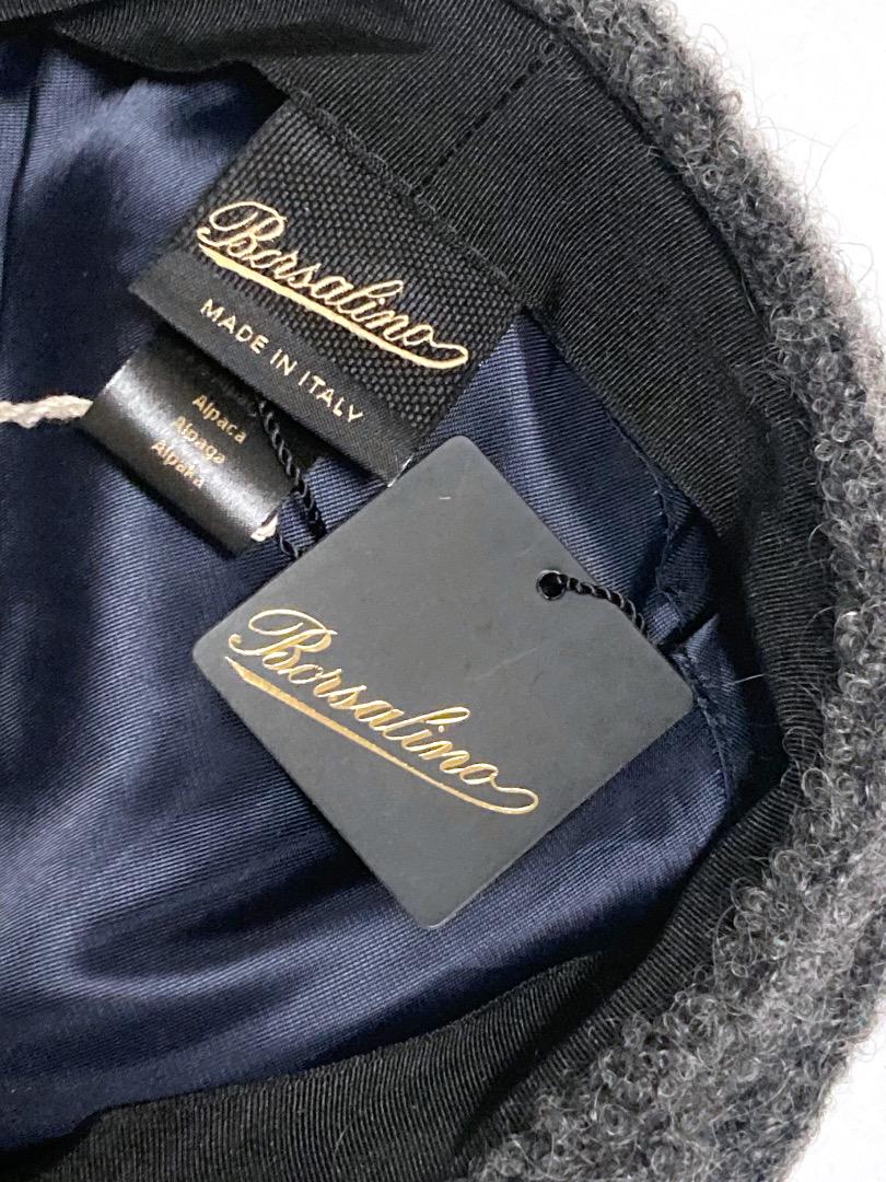 Borsalino ウールアルパカモヘヤマリンキャップ