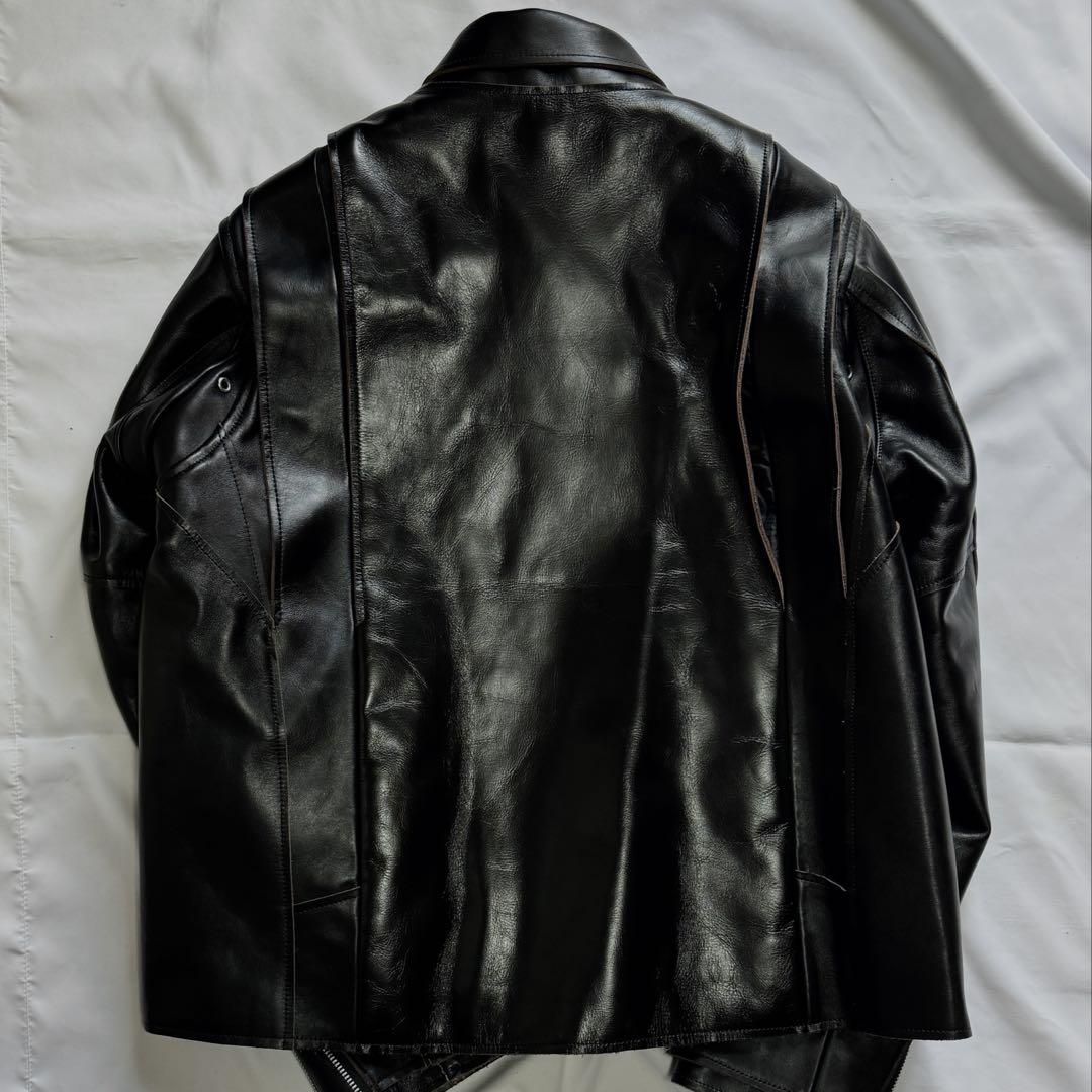 sacai ブラック レザージャケット サイズ2