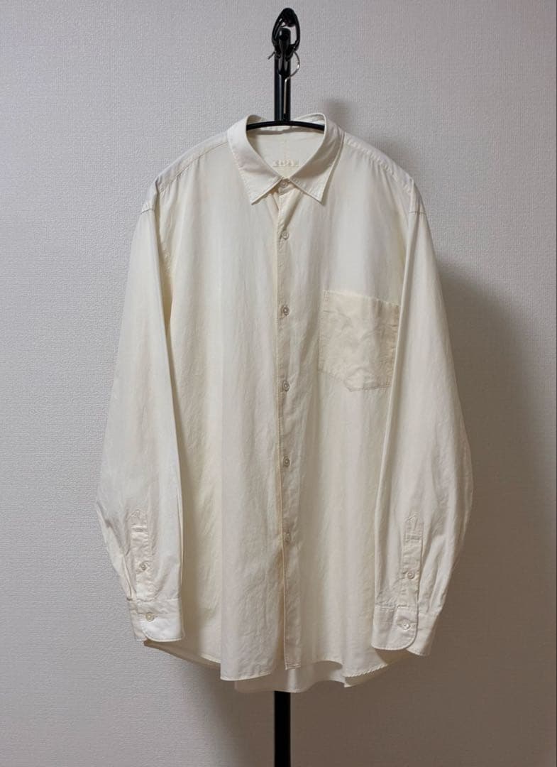 希少 美品 19ss サイズ2 エクリュー コモリシャツ