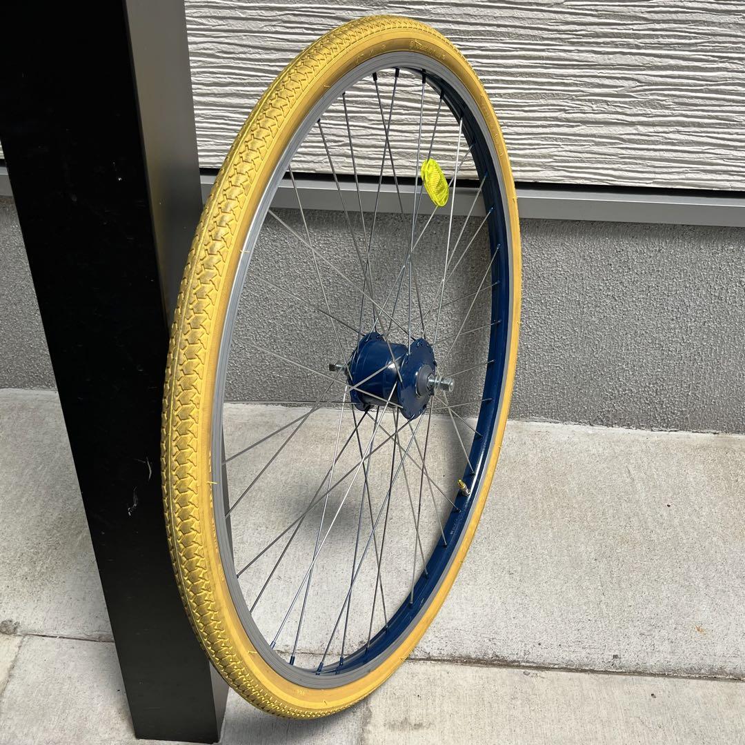 自転車 27インチホイール タイヤ カスタム品 ママチャリ
