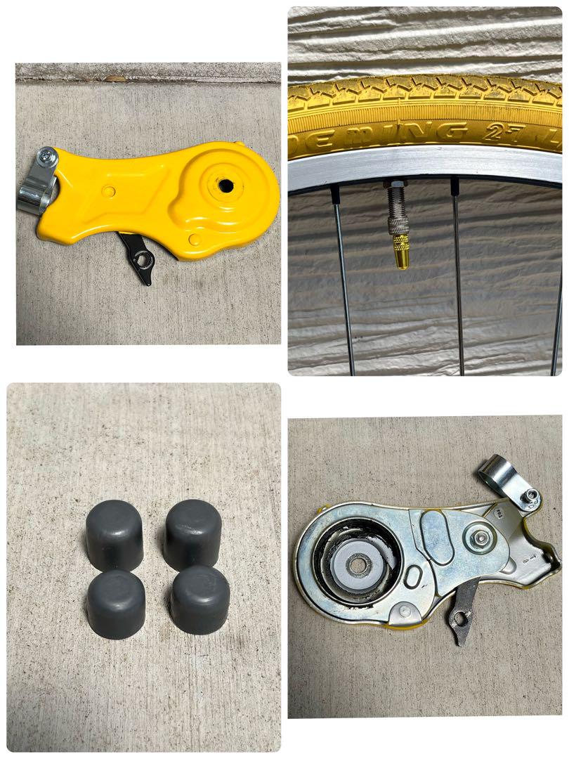 自転車 27インチホイール タイヤ カスタム品 ママチャリ