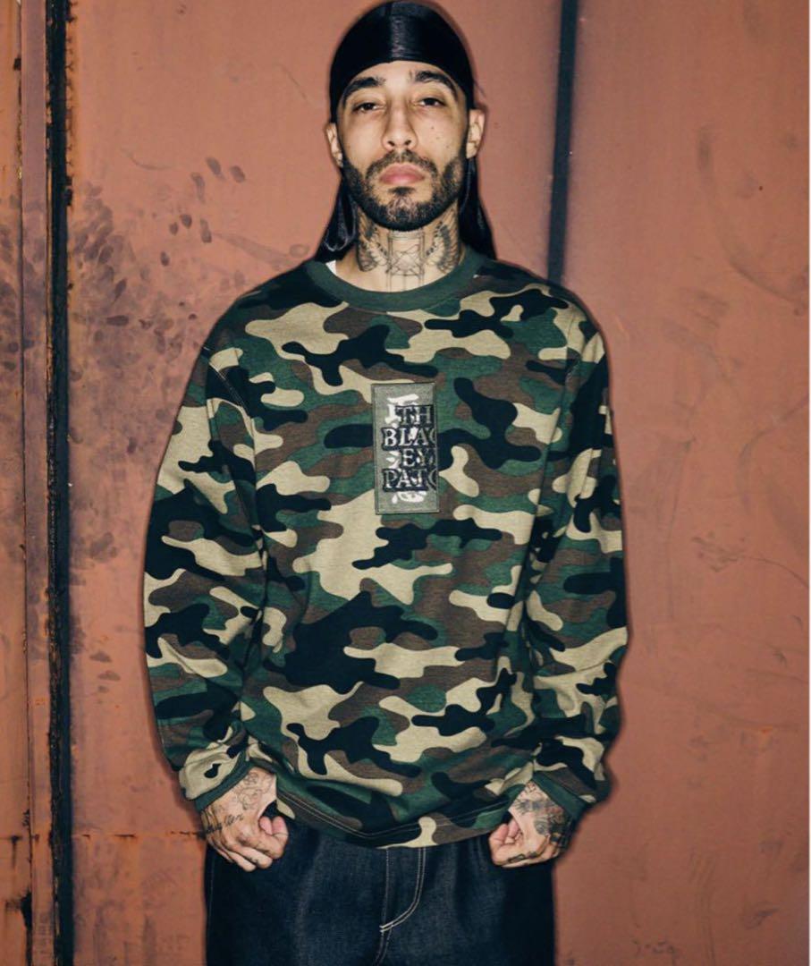 トップス black eye patch HWC CAMO L/S TEE Ssize