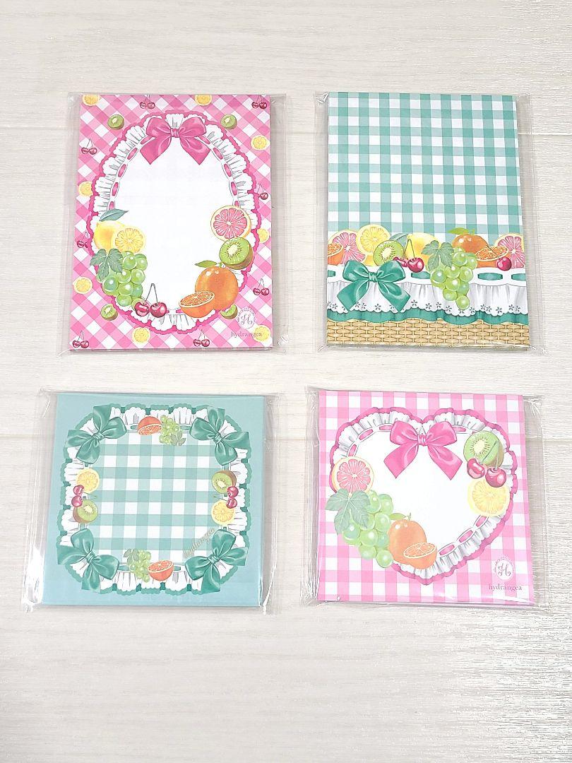 メモ帳 セット 文房具 筆記具 hydrangea様 国内作家 デザイン