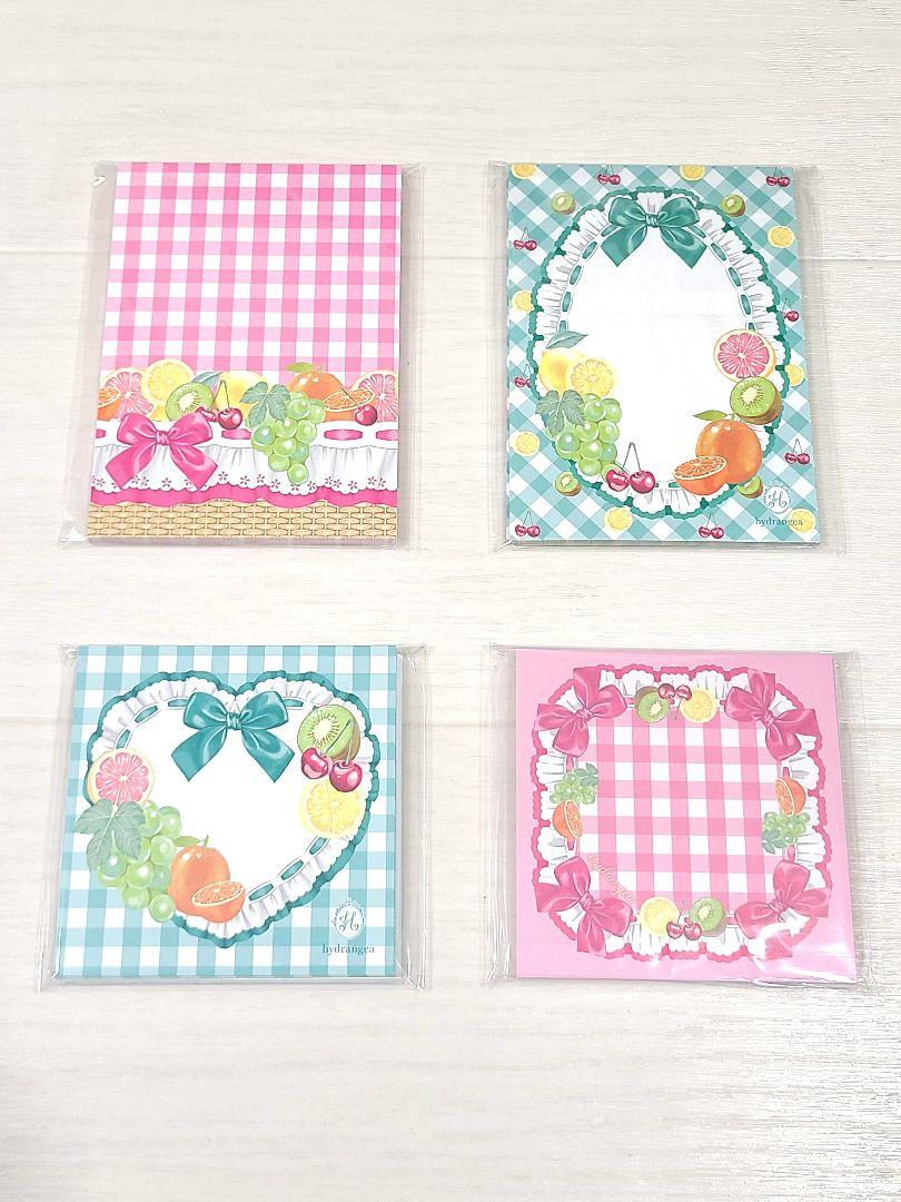 メモ帳 セット 文房具 筆記具 hydrangea様 国内作家 デザイン