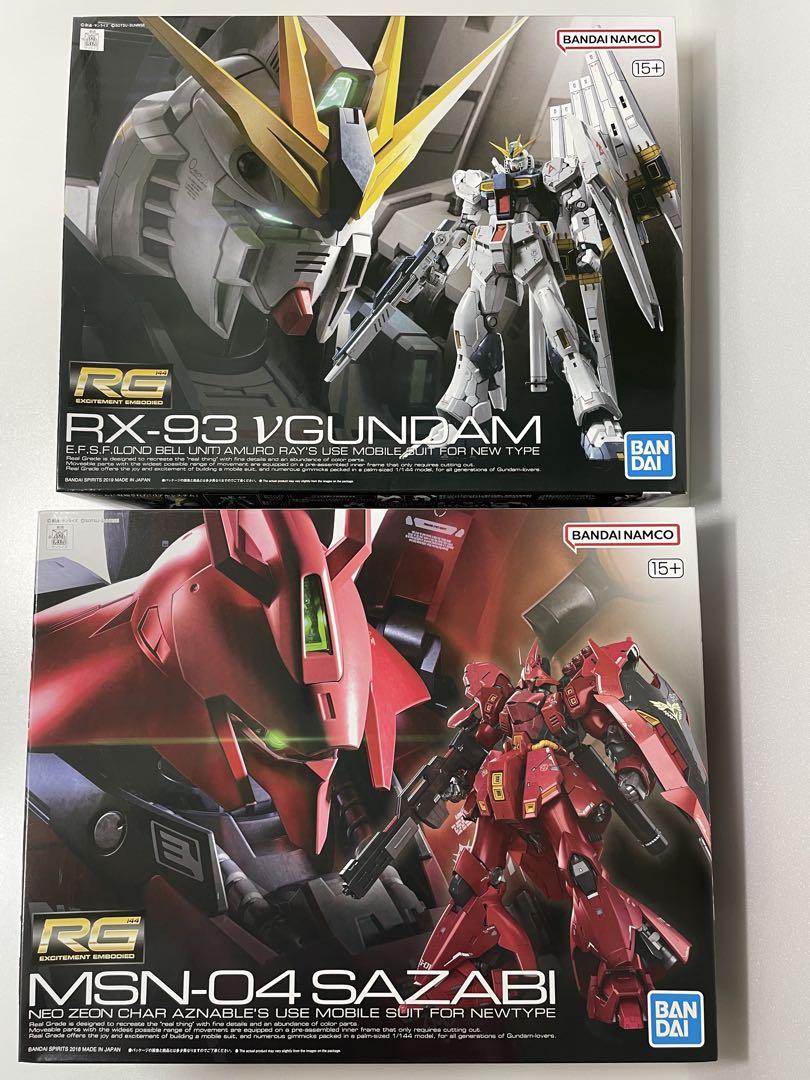 RG 1/144 νガンダム サザビー 逆襲のシャア ニューガンダム HG MG