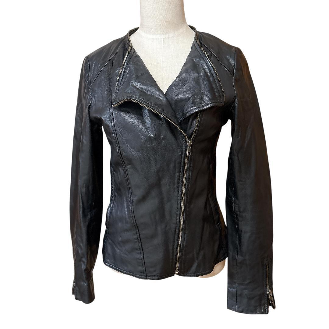 ソイア＆キョウ レザー風 ダブルライダースジャケット つけ襟 きれいめXS SS Soia - Kyo FORTGASGNV_COM_BR