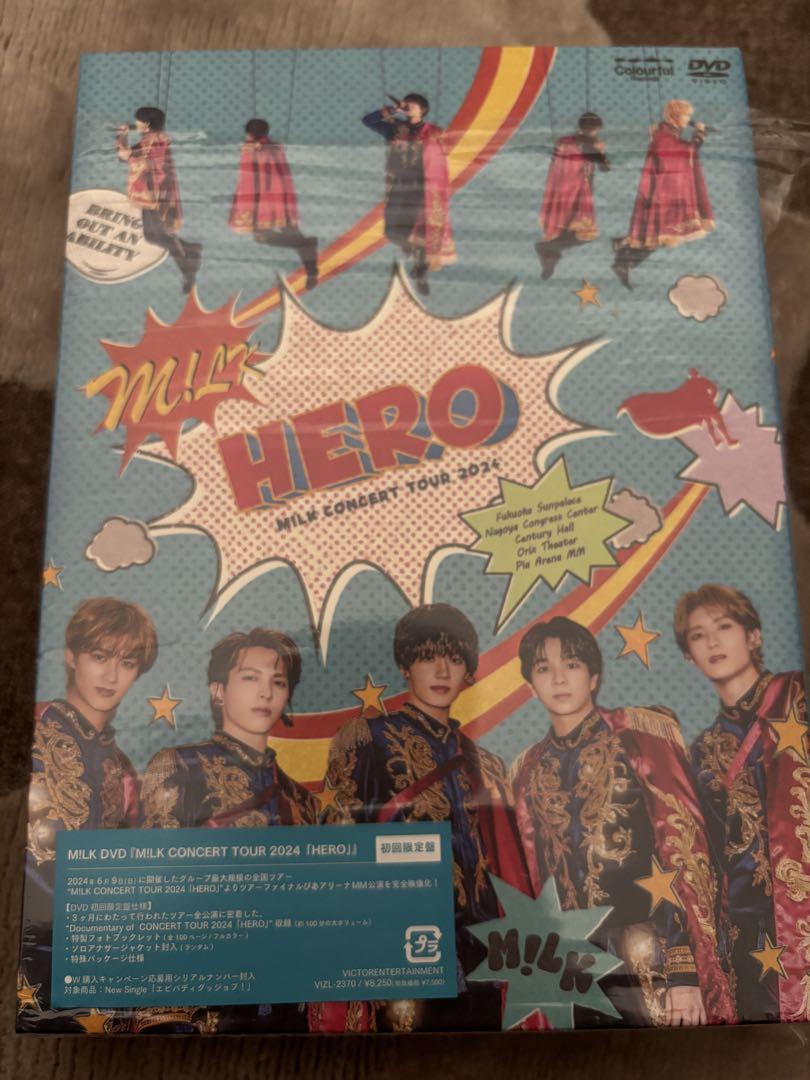 M!LK/CONCERT TOUR 2024「HERO」〈初回限定盤・2枚組〉 M!LK CONCERT TOUR 2024 「HERO」（Blu-ray/DVD） | M!LK