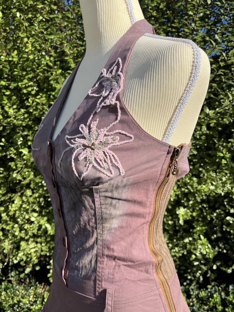 OPEN AESTHETIC お花刺繍ドレスとカーデの2点セット♡タグ付き新品 OPEN AESTHETIC お花刺繍ドレスとカーデの2点セット♡タグ付き新品