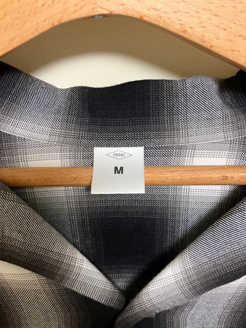 オンブレチェックシャツ