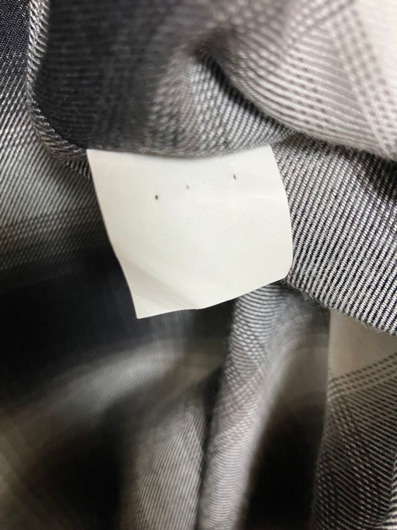 オンブレチェックシャツ