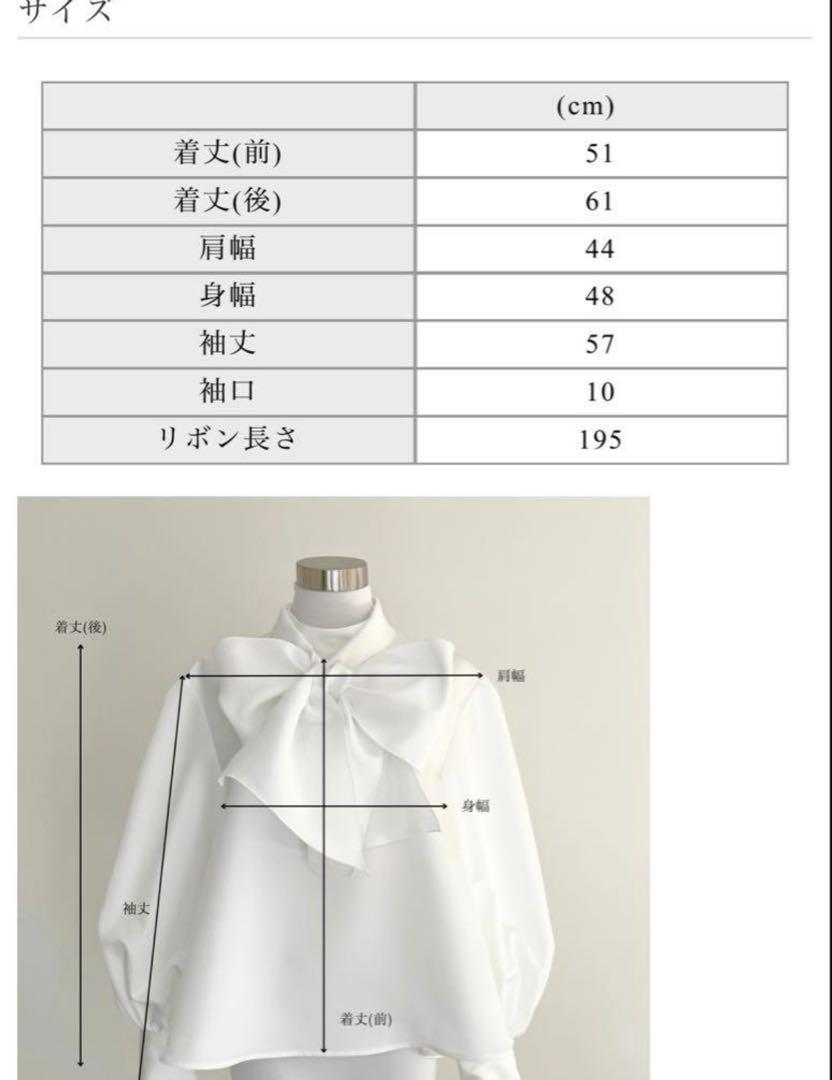 maison de Dolce メゾンドドルチェ新品クラッシーリボンブラウス