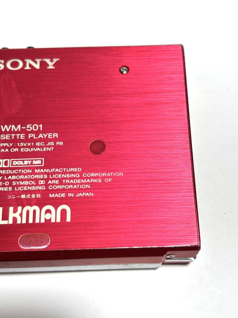 ソニー　カセットウォークマン　WM−501　ジャンク　管理ナンバー375 ソニー カセットウォークマン WM−501 ジャンク 管理ナンバー375