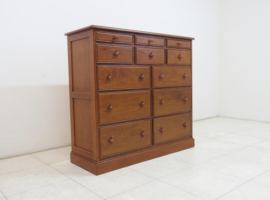 オーク材 勇峰工芸検三越カリモク