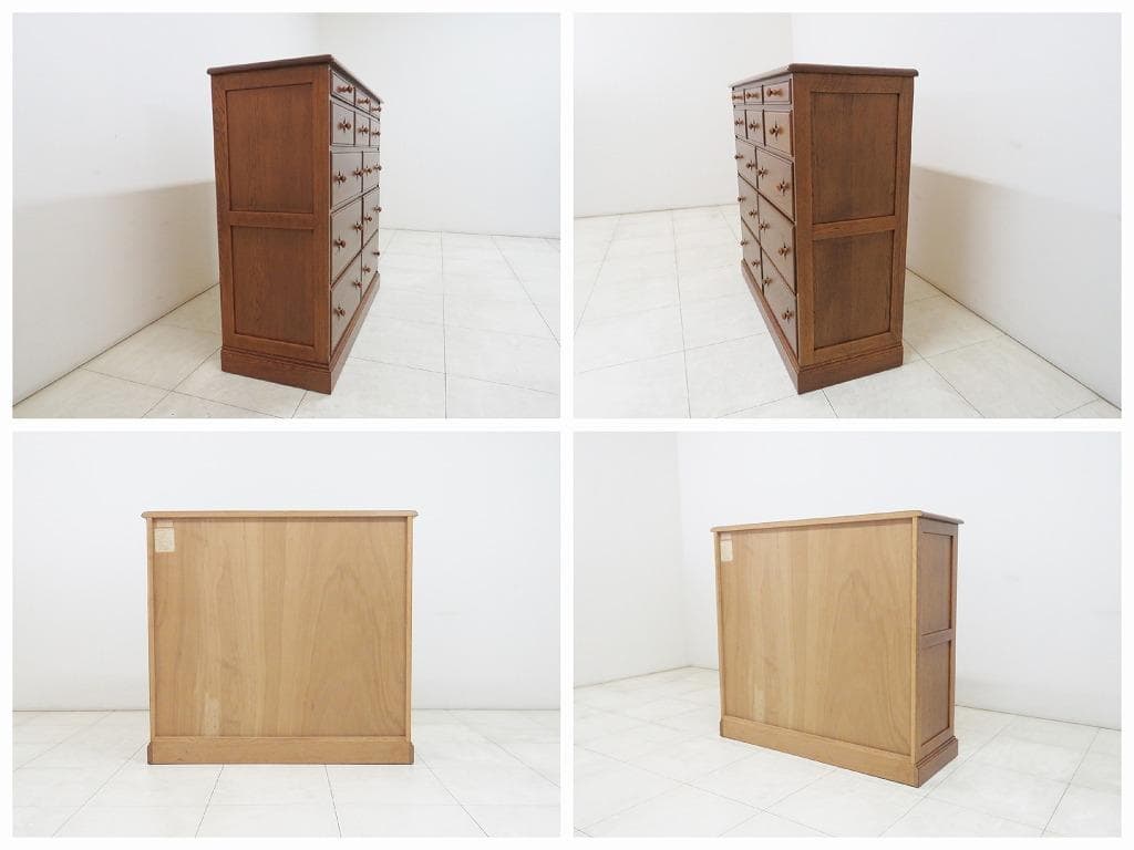 オーク材 勇峰工芸検三越カリモク