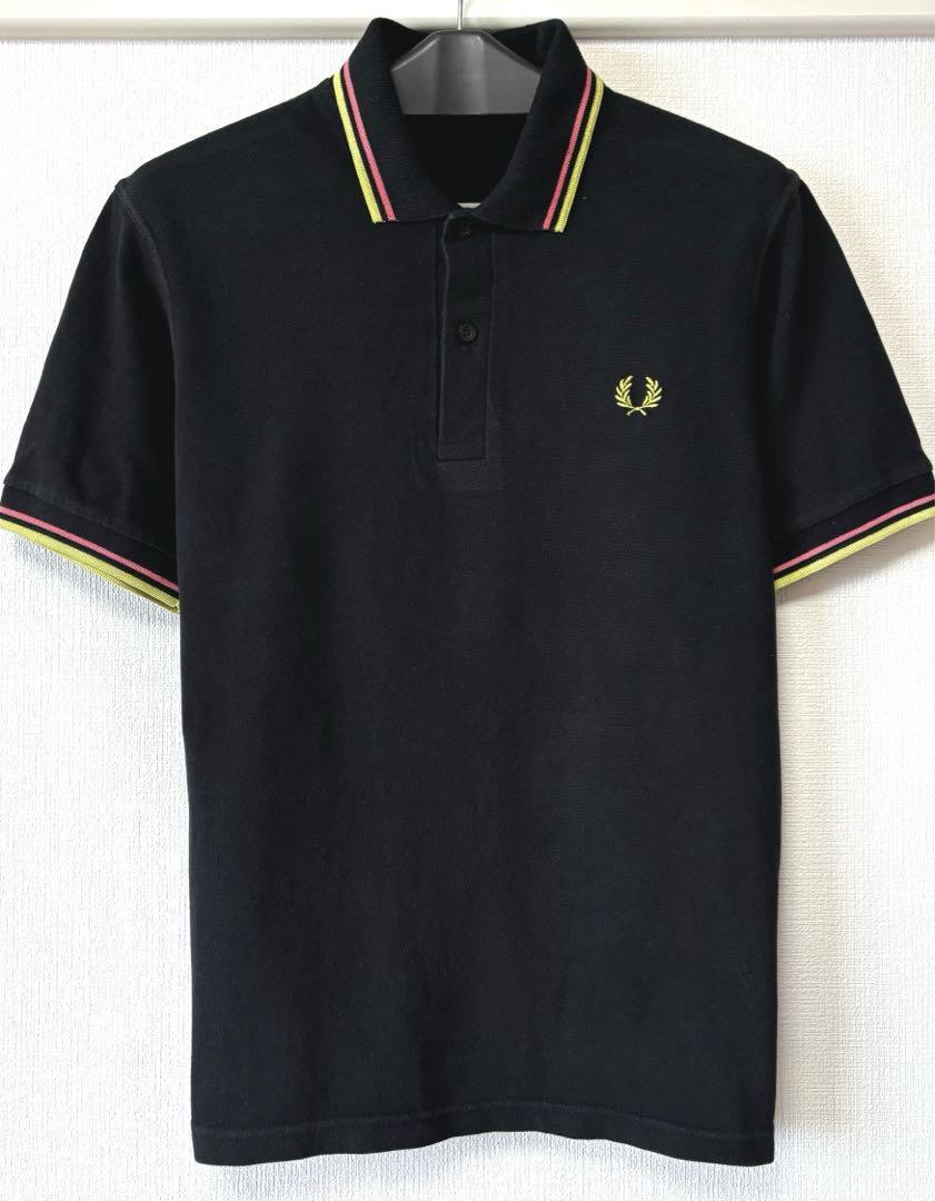 【美品】フレッドペリー 半袖ポロシャツ　サイズ38　イングランド製（英國製）