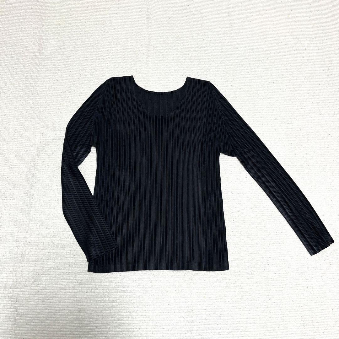 PLEATS PLEASE(プリーツプリーズ) 長袖シャツブラウス サイズ3 L
