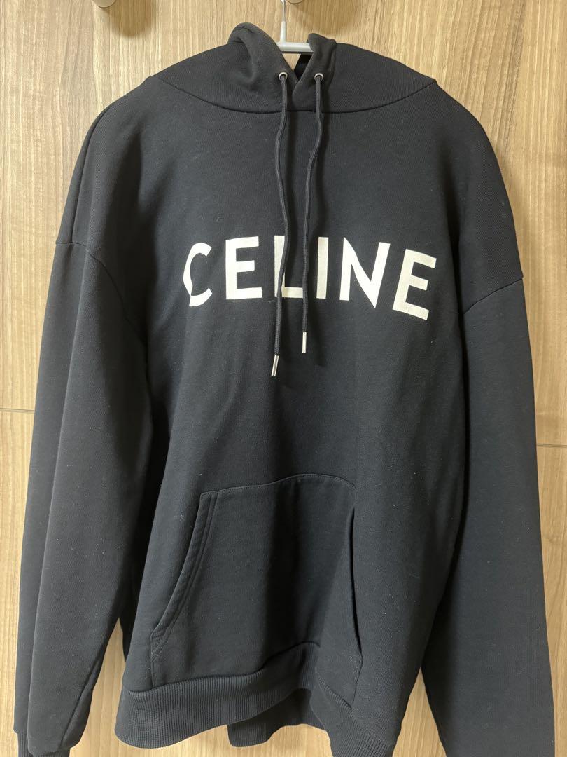 CELINE セリーヌ　ロゴ入り パーカー サイズS